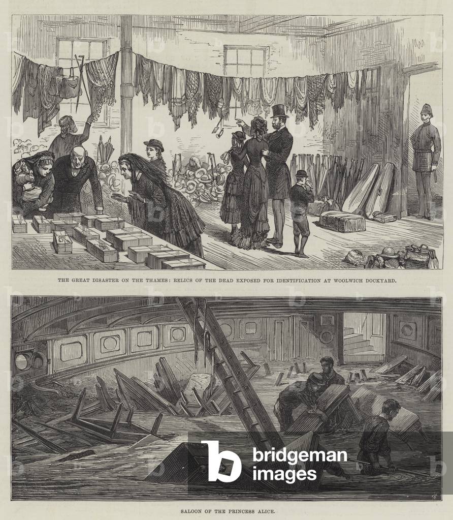 The Great Disaster on the Thames (engraving)