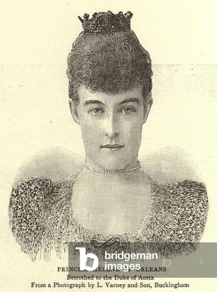 Princess Helene of Orleans (engraving)