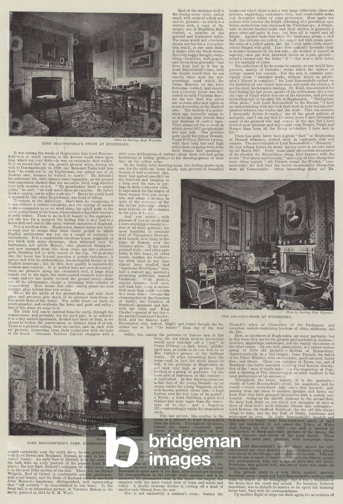 Hughenden Manor (b/w photo)