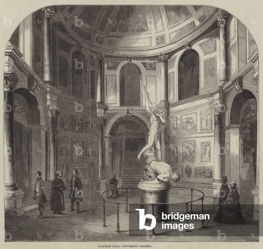 Flaxman Hall, University College (engraving)