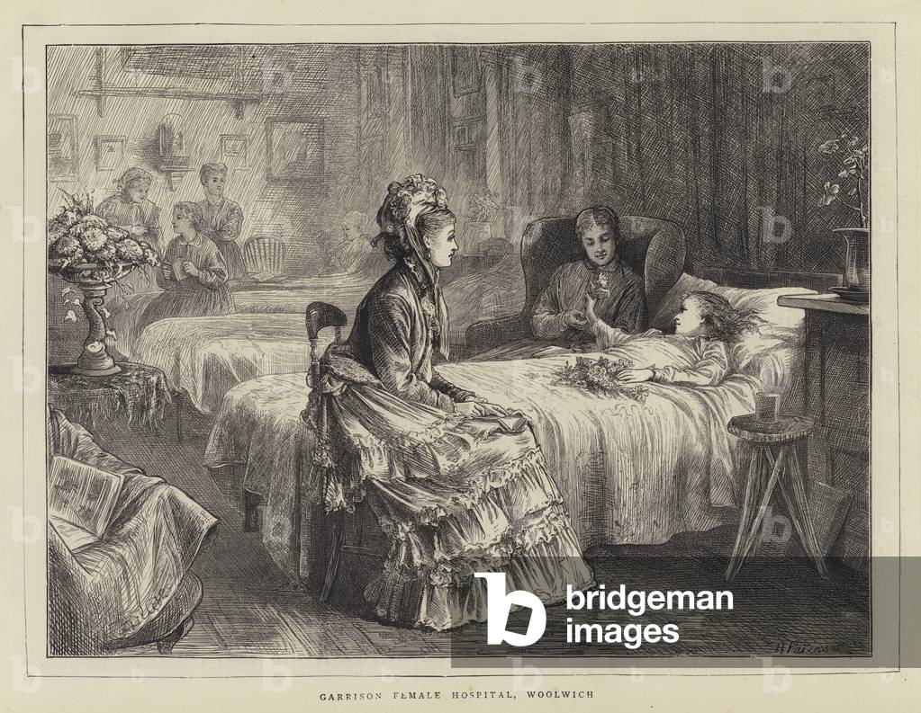 Garrison Female Hospital, Woolwich (engraving)