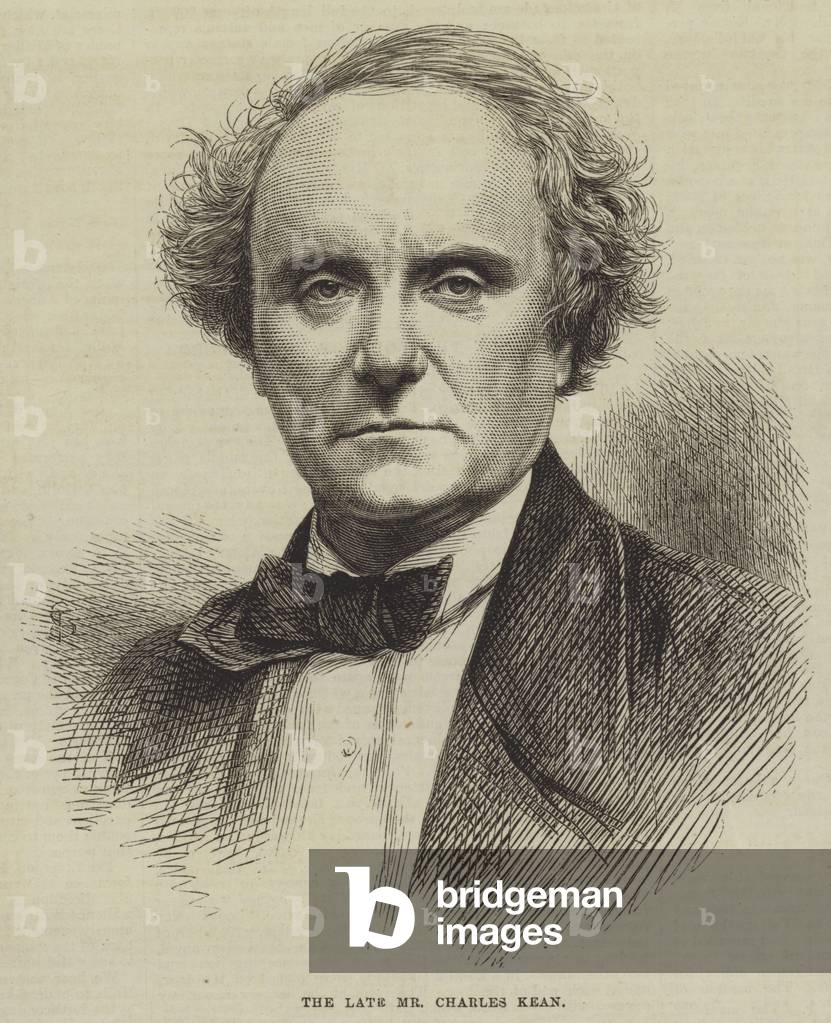 The late Mr Charles Kean (engraving)