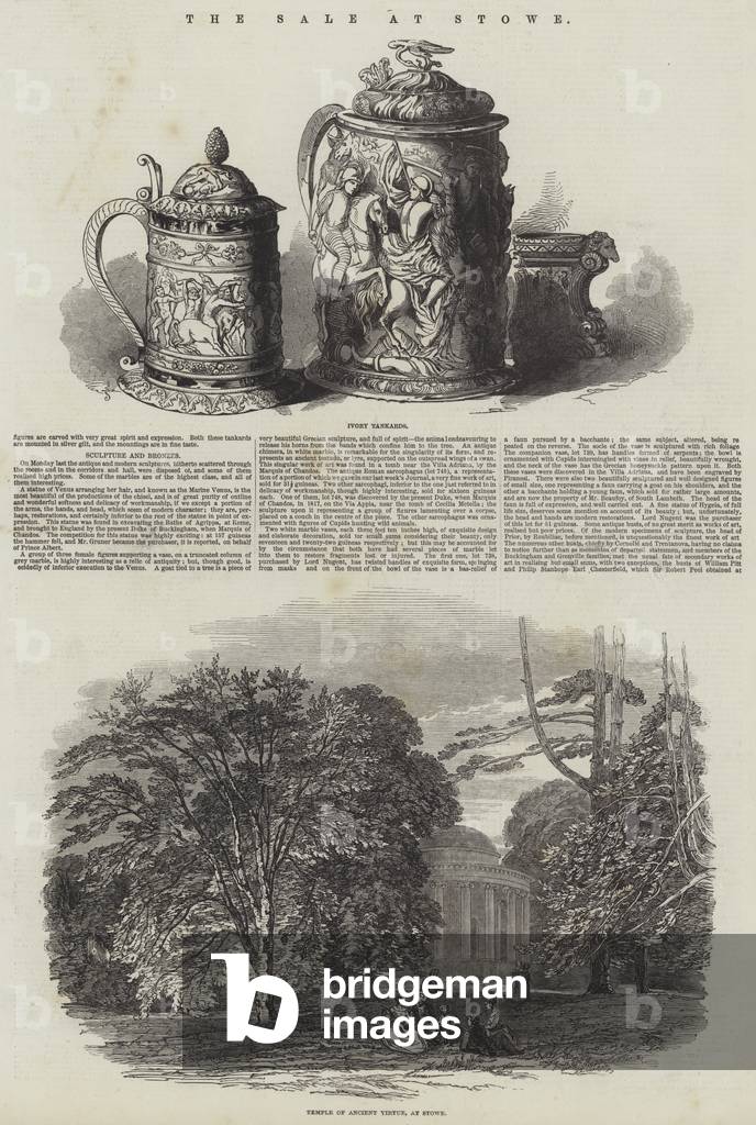 The Sale at Stowe (engraving)