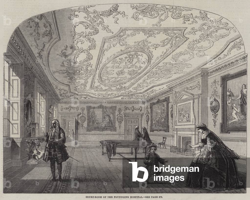 Court-Room of the Foundling Hospital (engraving)