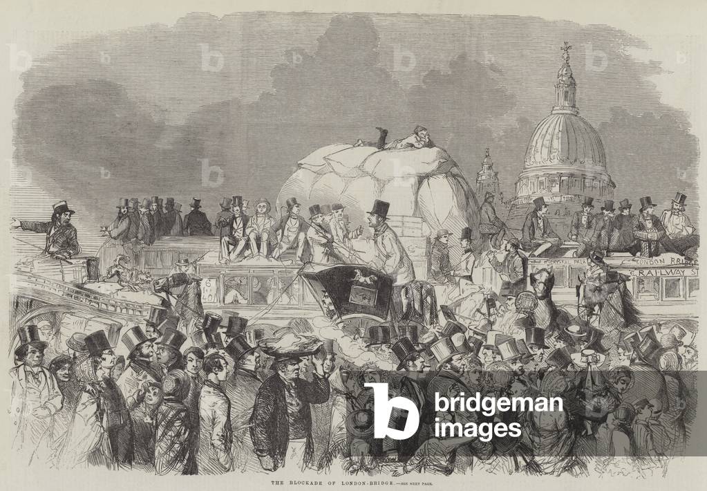 The Blockade of London-Bridge (engraving)