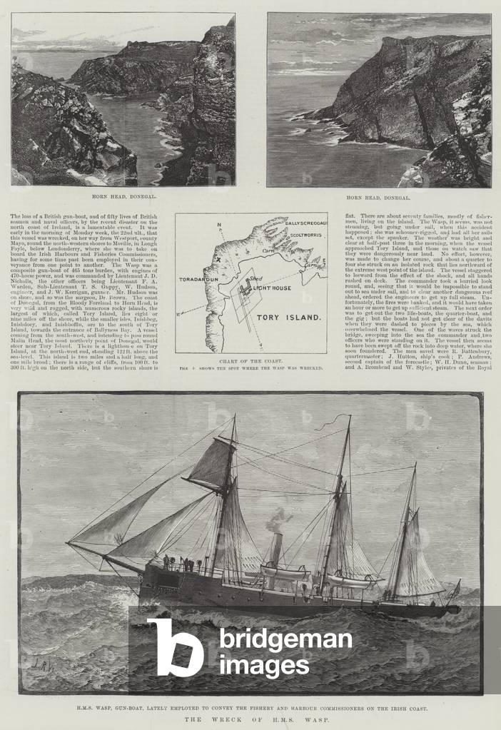 The Wreck of HMS Wasp (engraving)