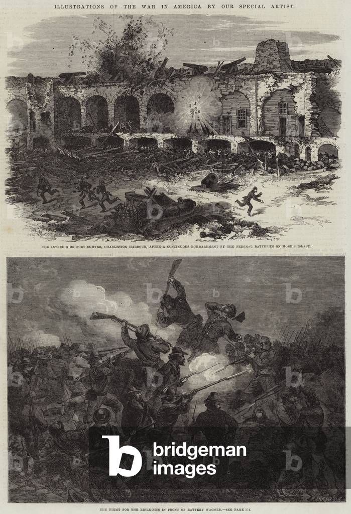 Illustrations of the War in America (engraving)