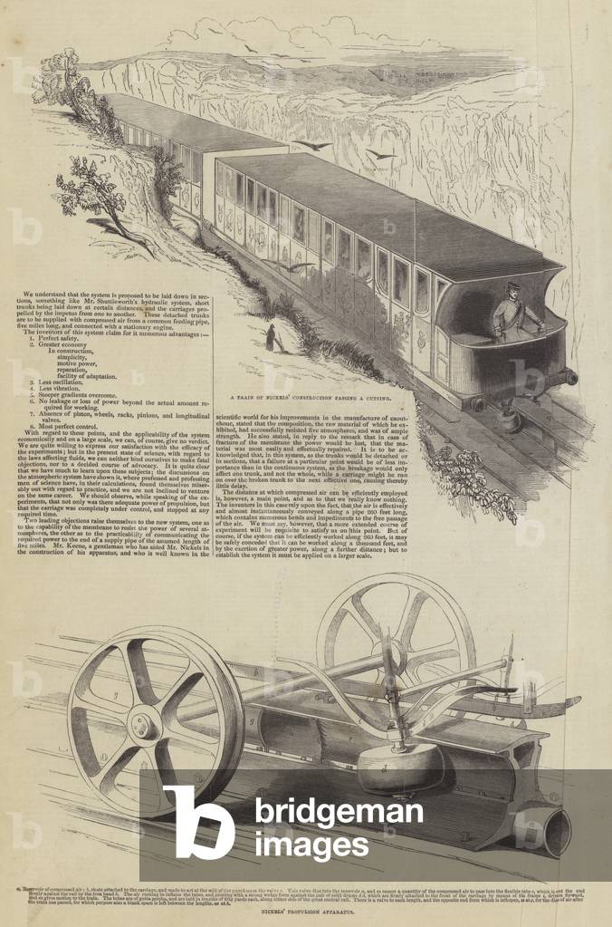Nickels' Atmospheric Railway (engraving)