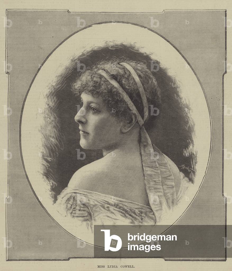 Miss Lydia Cowell (engraving)