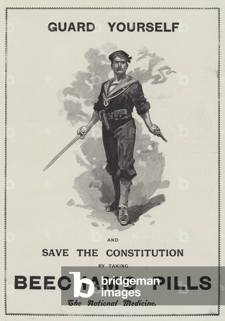 Advertisement, Beecham's Pills (engraving)