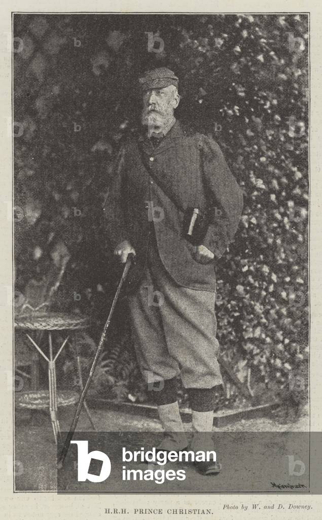 HRH Prince Christian (b/w photo)