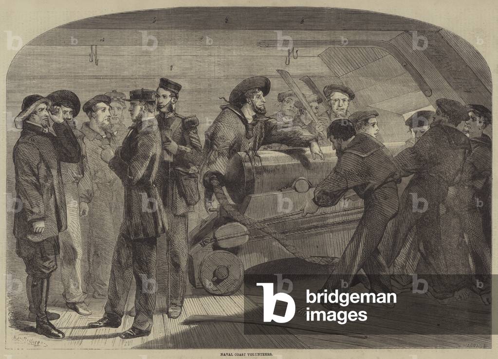 Naval Coast Volunteers (engraving)