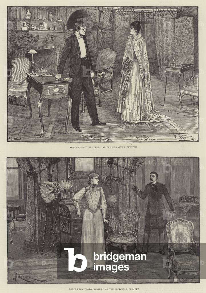 Performing Arts in London (engraving)