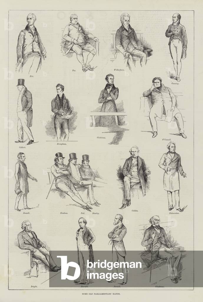 Some Old Parliamentary Hands (engraving)