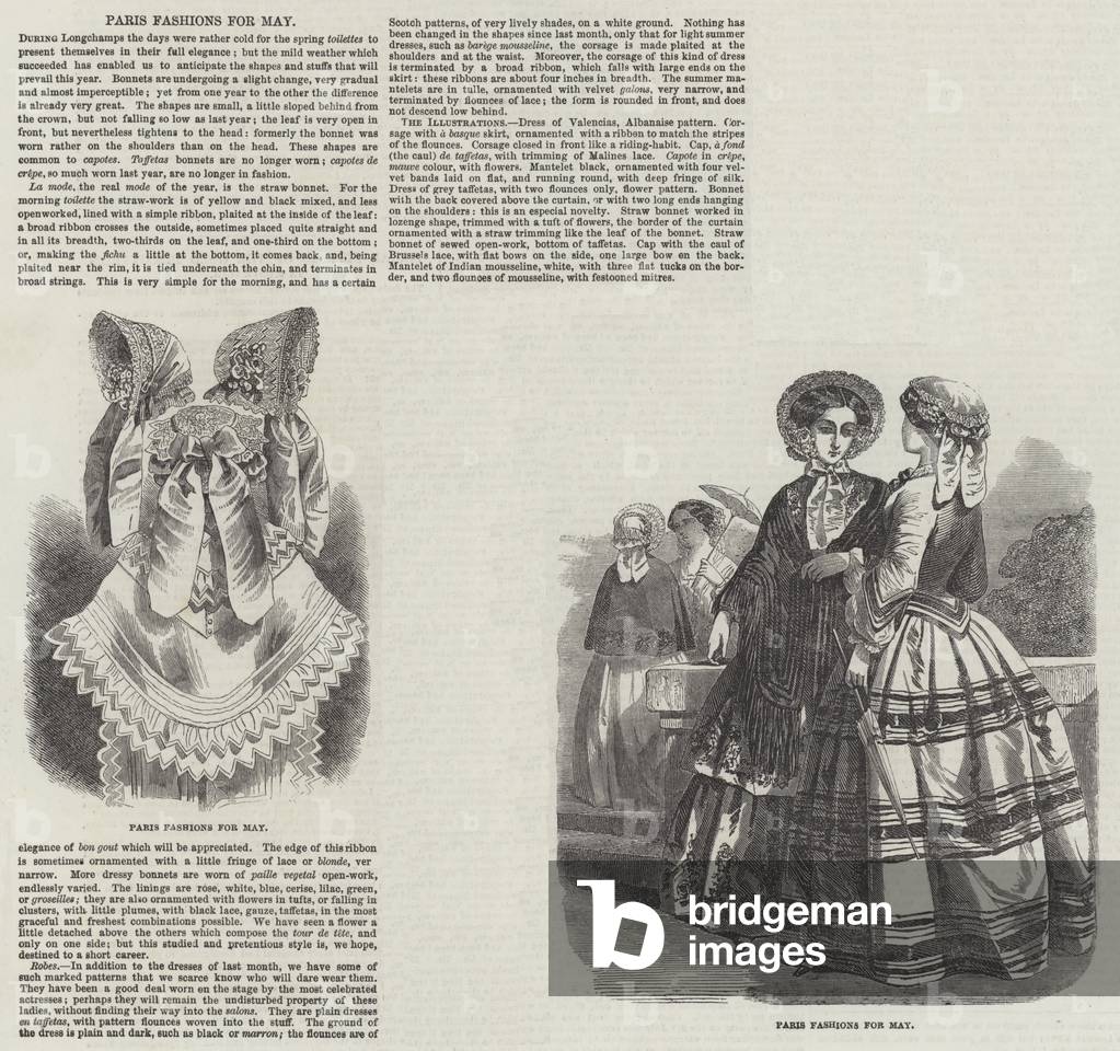Paris Fashions for May (engraving)