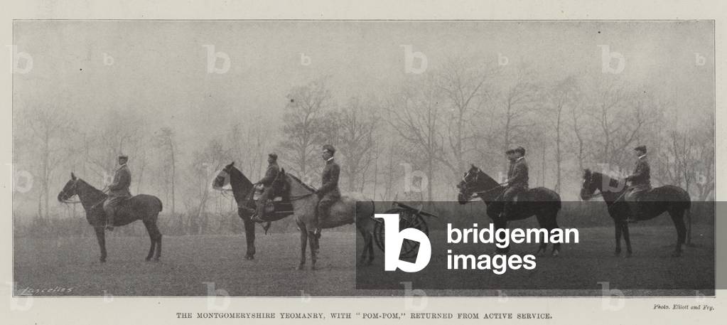 The Montgomeryshire Yeomanry, with 