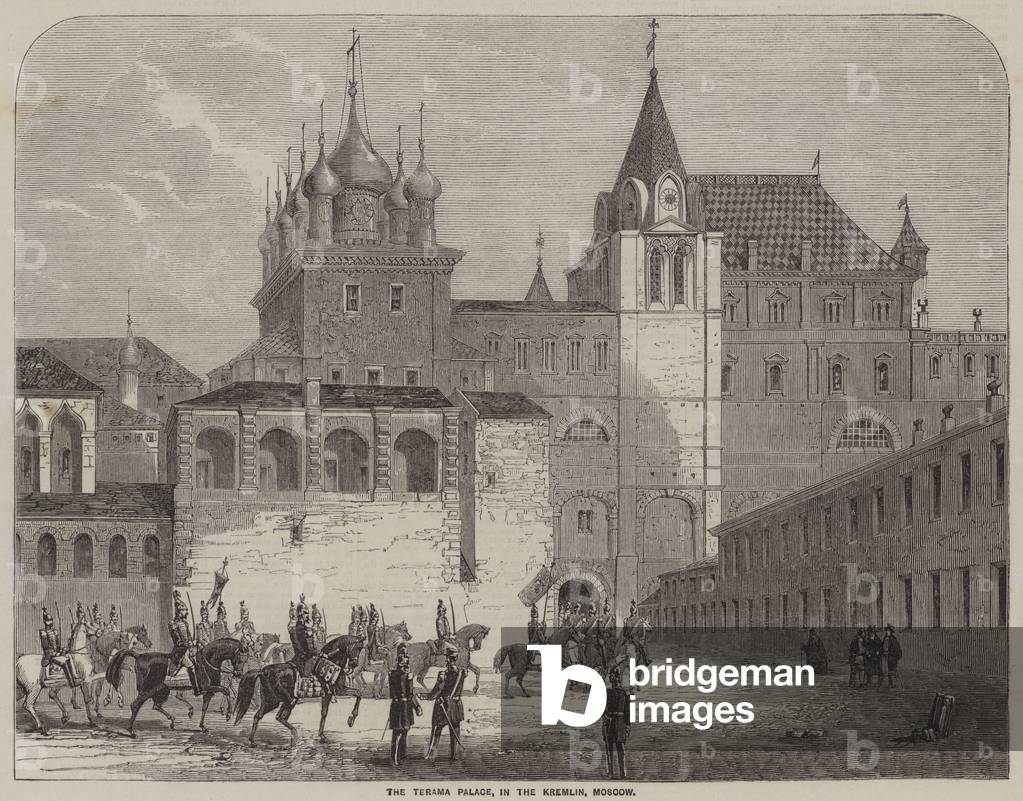 The Terama Palace, in the Kremlin, Moscow (engraving)
