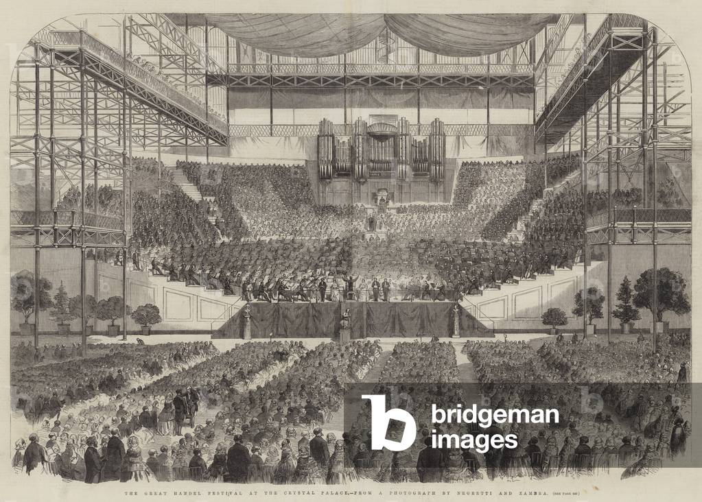 The Great Handel Festival at the Crystal Palace (engraving)