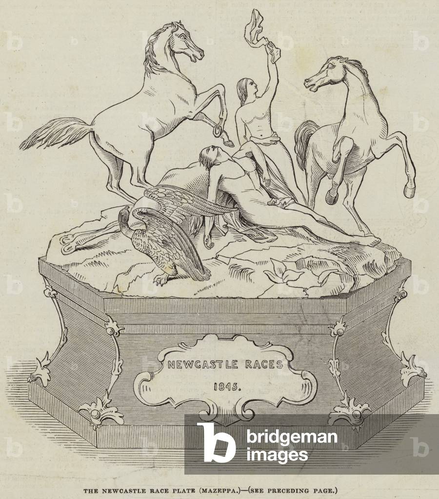 The Newcastle Race Plate, Mazeppa (engraving)