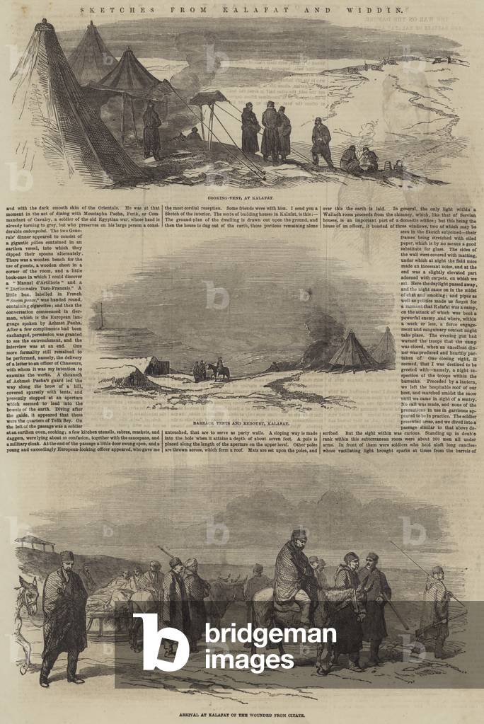 Sketches from Kalafat and Widdin (engraving)