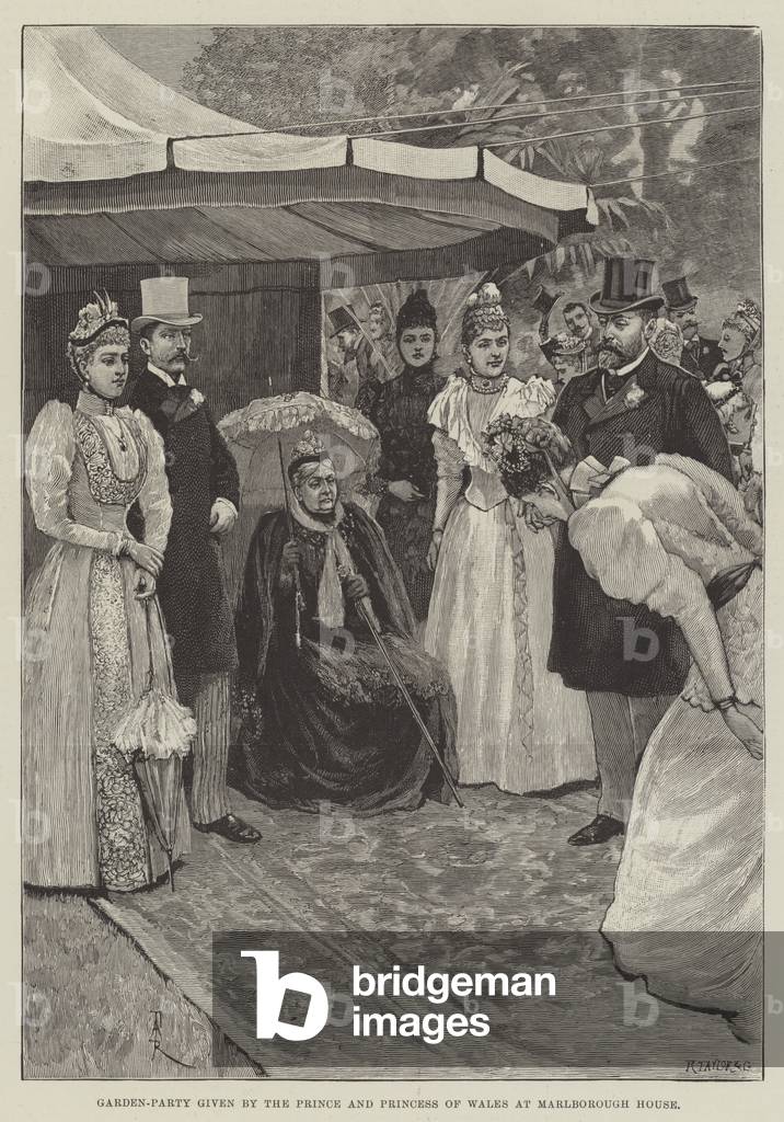 Garden-Party given by the Prince and Princess of Wales at Marlborough House (engraving)
