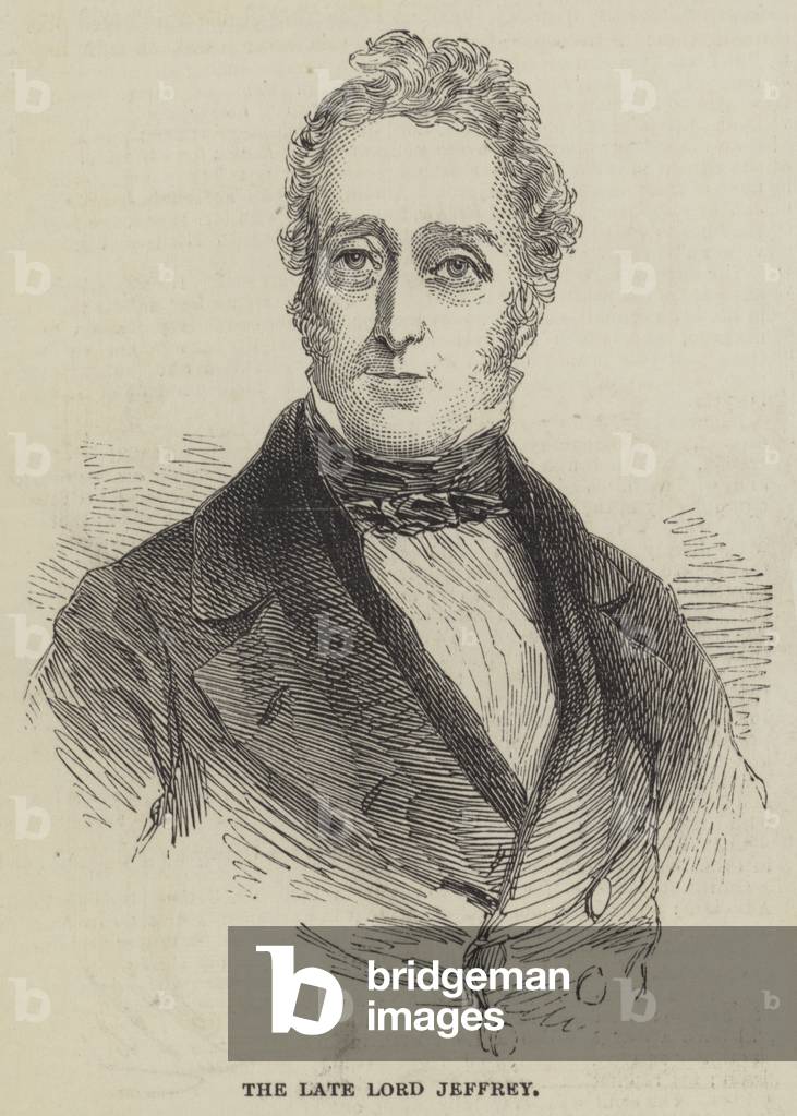 The late Lord Jeffrey (engraving)