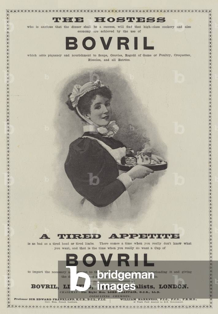 Advertisement, Bovril (engraving)