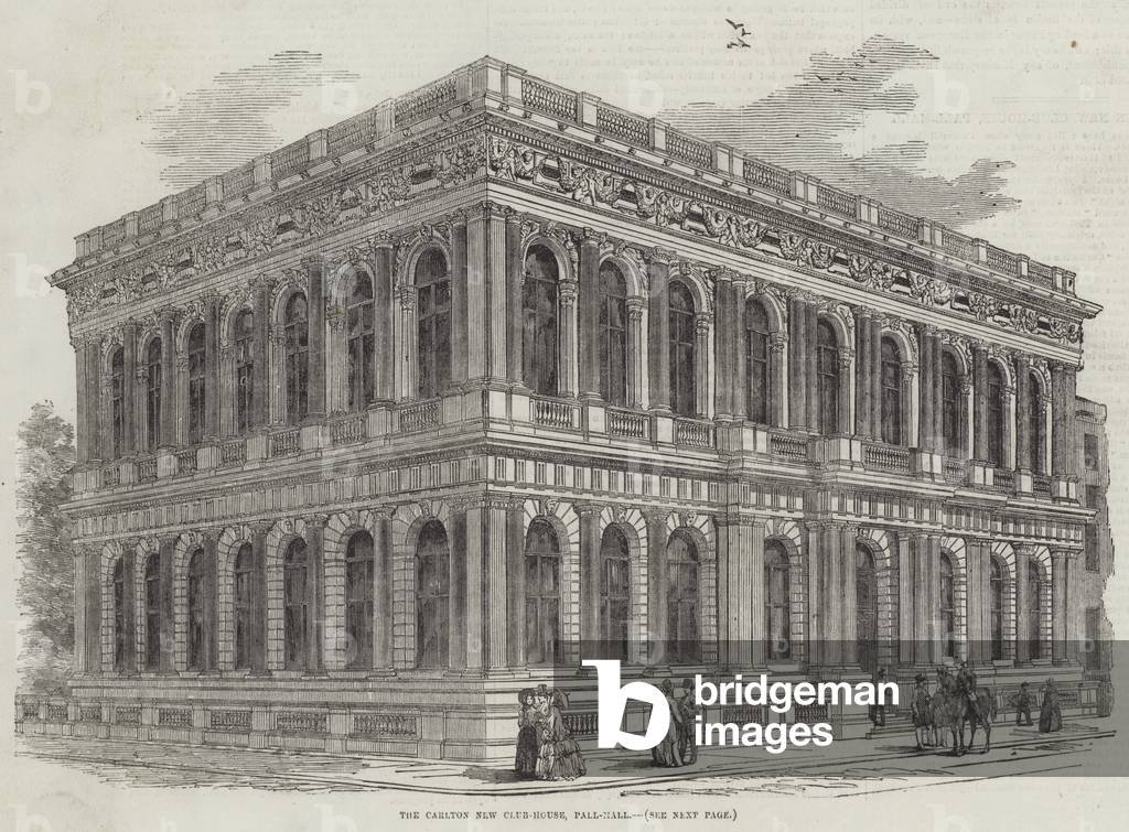 The Carlton New Club-House, Pall-Mall (engraving)