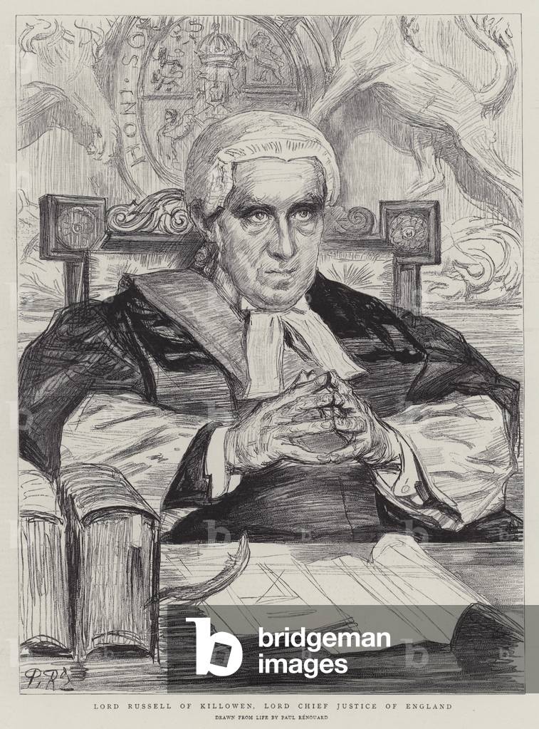 Lord Russell of Killowen, Lord Chief Justice of England (litho)