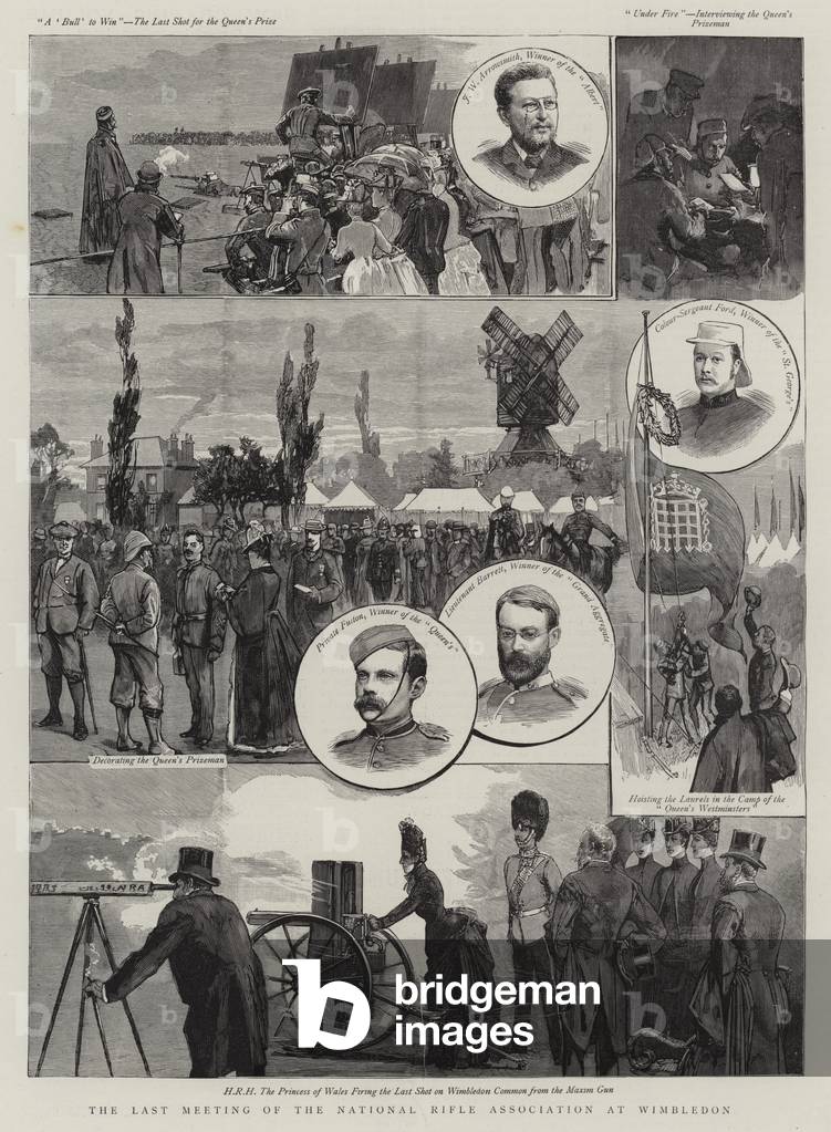The Last Meeting of the National Rifle Association at Wimbledon (engraving)