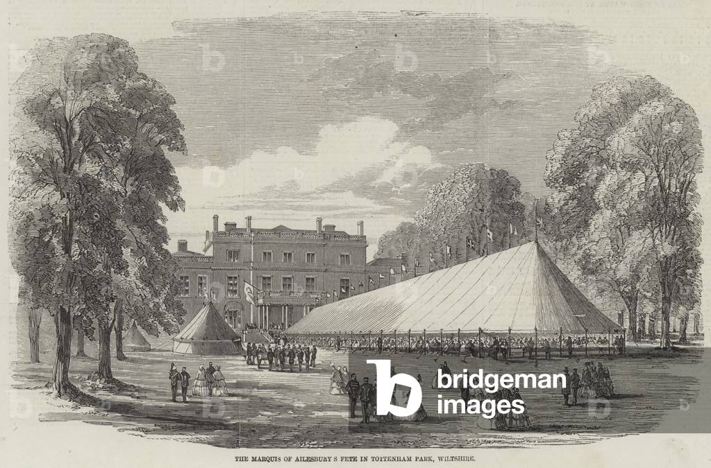 The Marquis of Ailesbury's Fete in Tottenham Park, Wiltshire (engraving)