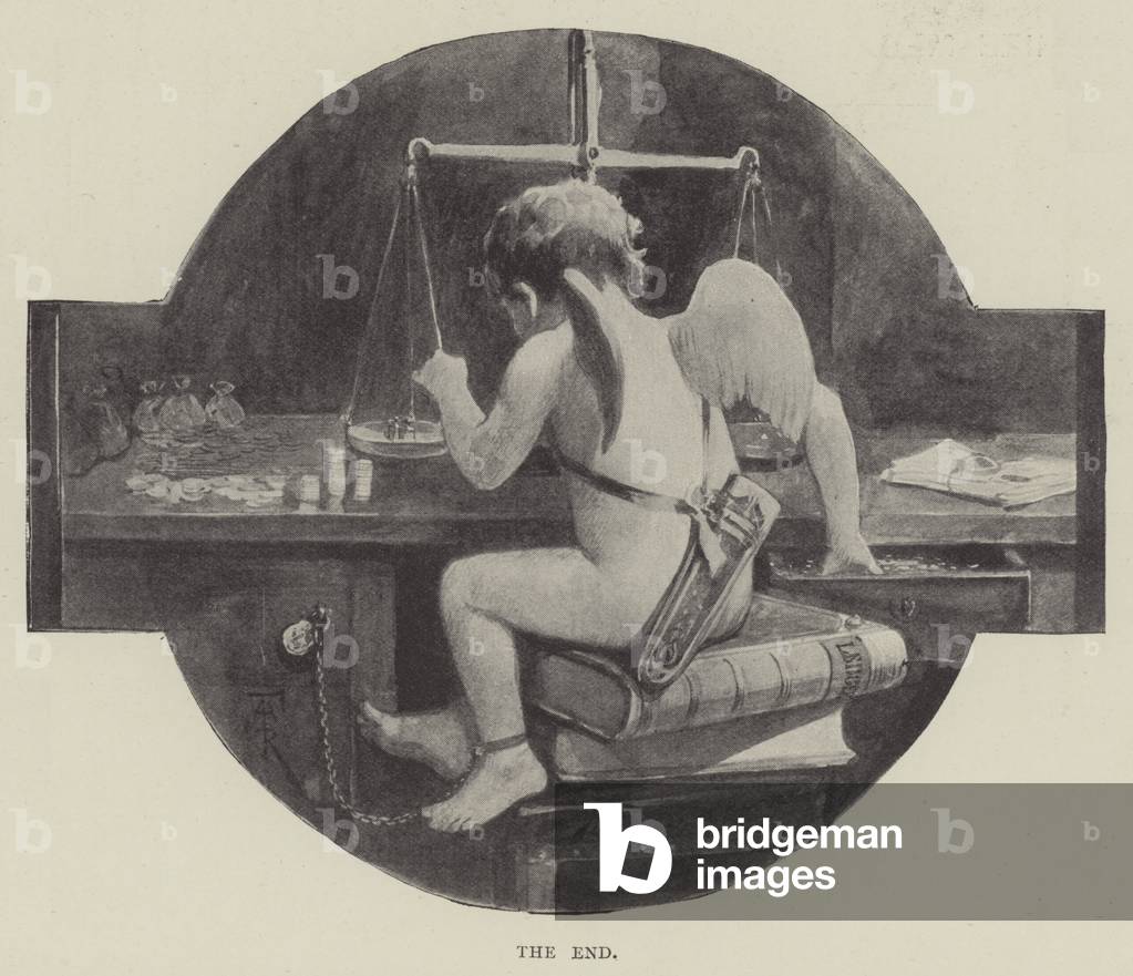 The Five Years' Tryst, by Walter Besant (litho)