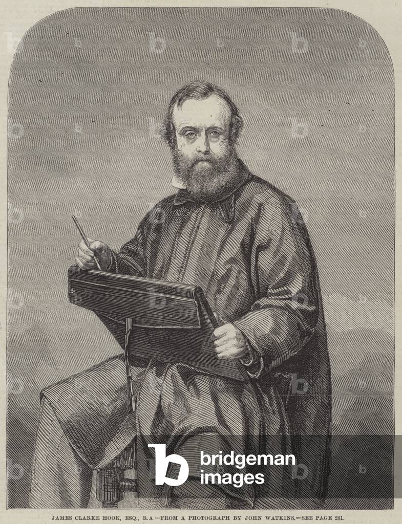 James Clarke Hook, Esquire, RA (engraving)