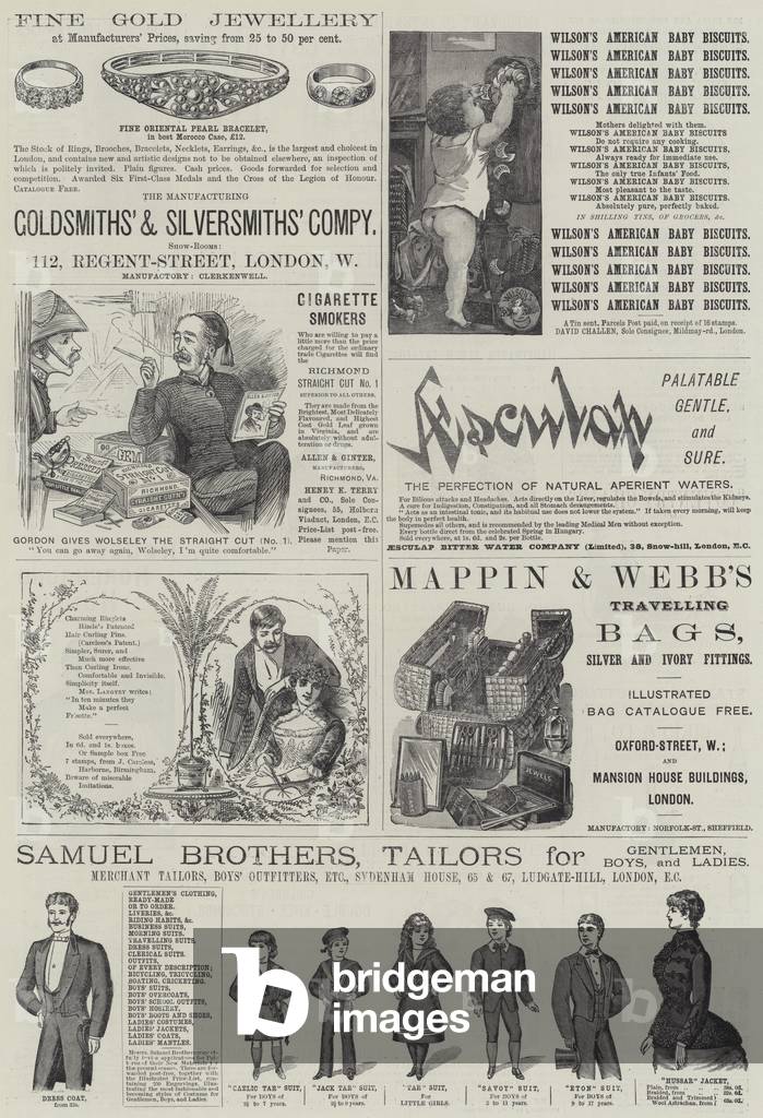 Page of Advertisements (engraving)