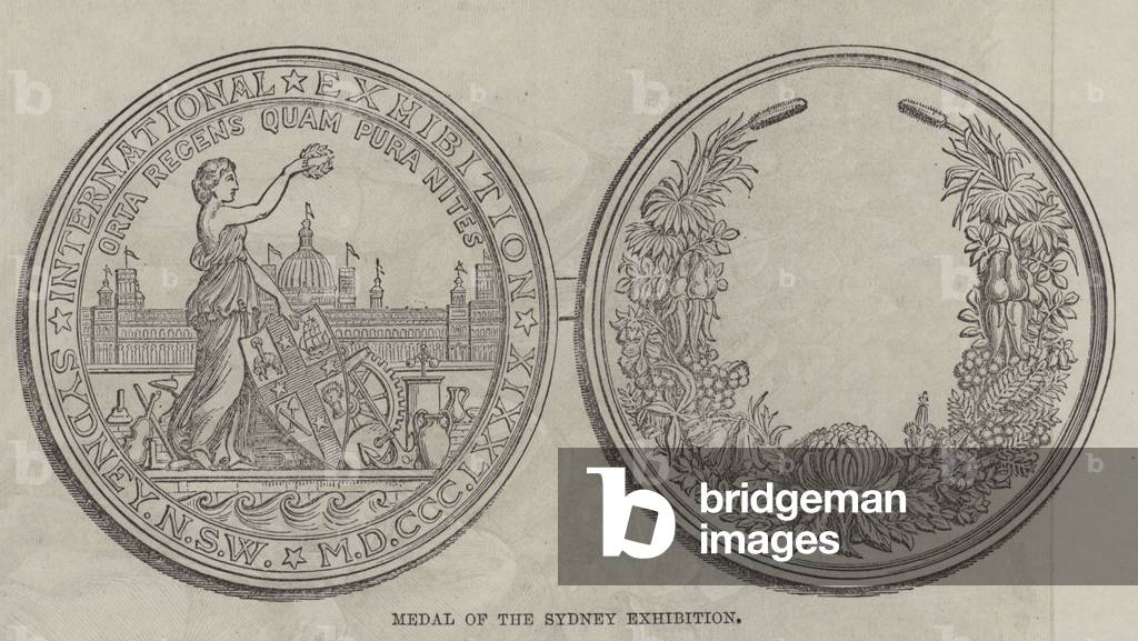 Medal of the Sydney Exhibition (engraving)