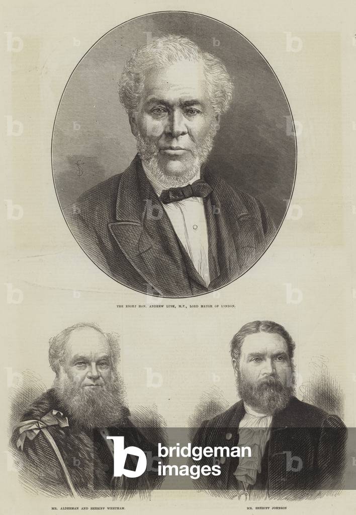 The New Lord Mayor and Sheriffs (engraving)