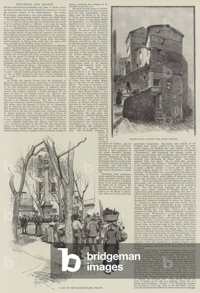 Provence and Grasse (engraving)