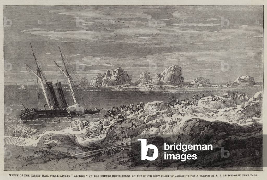 Wreck of the Jersey Mail Steam-Packet 