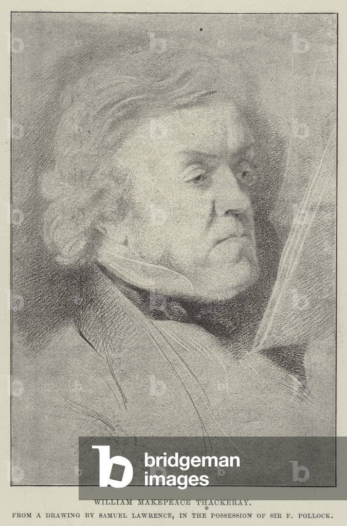 William Makepeace Thackeray (litho)