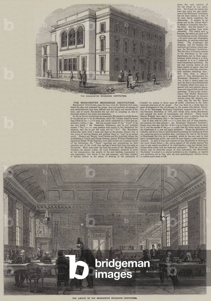 The Manchester Mechanics' Institution (engraving)