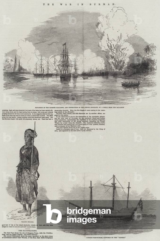 The War in Burmah (engraving)