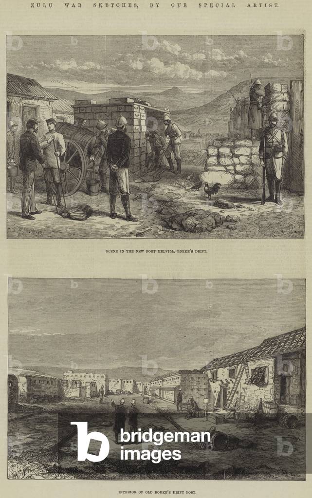 Zulu War Sketches (engraving)