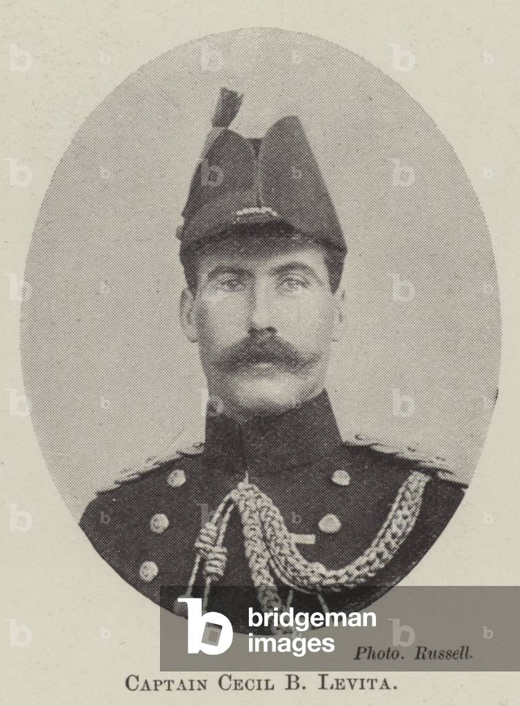 Captain Cecil B Levita (b/w photo)