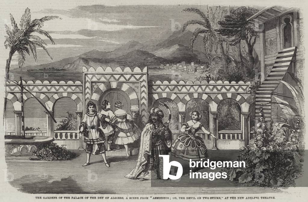 The Gardens of the Palace of the Dey of Algiers, a Scene from 