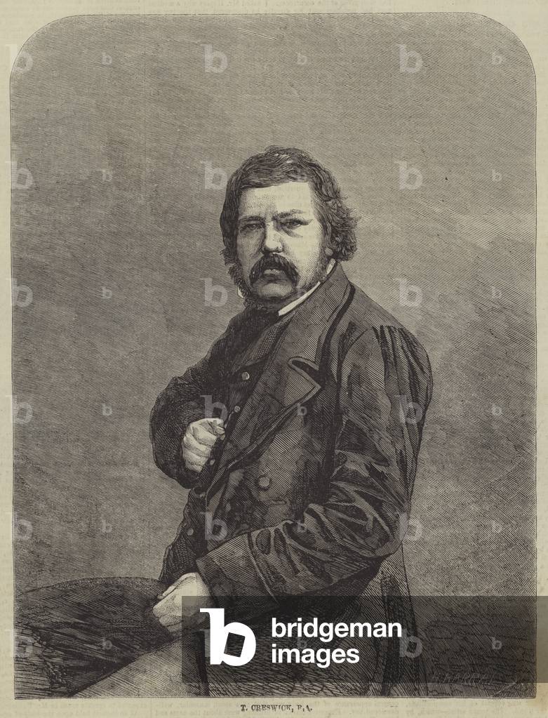 T Creswick, RA (engraving)