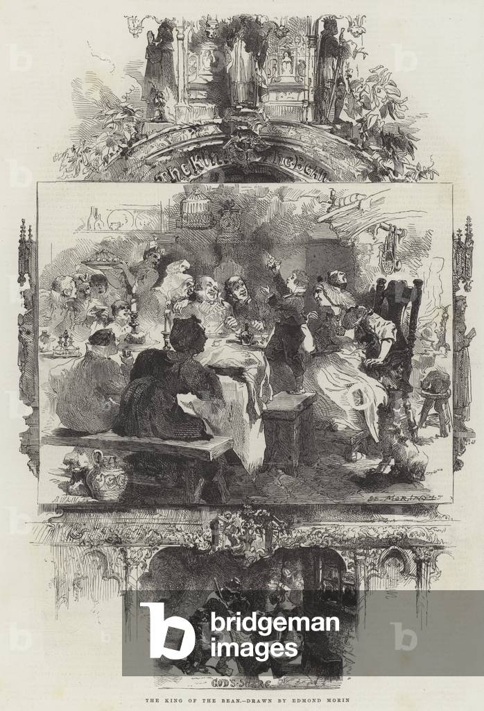 The King of the Bean (engraving)