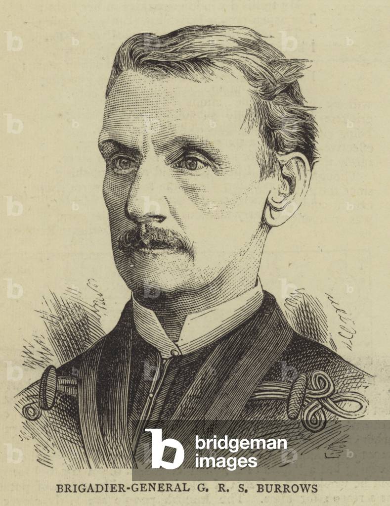 Brigadier-General G R S Burrows (engraving)