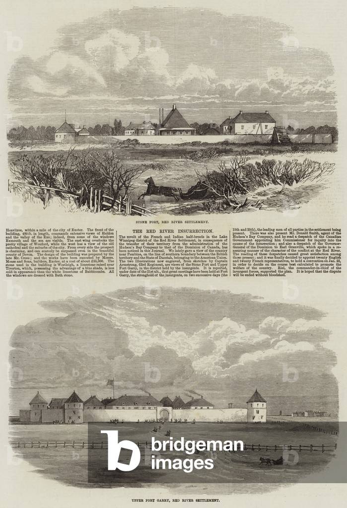 The Red River Insurrection (engraving)