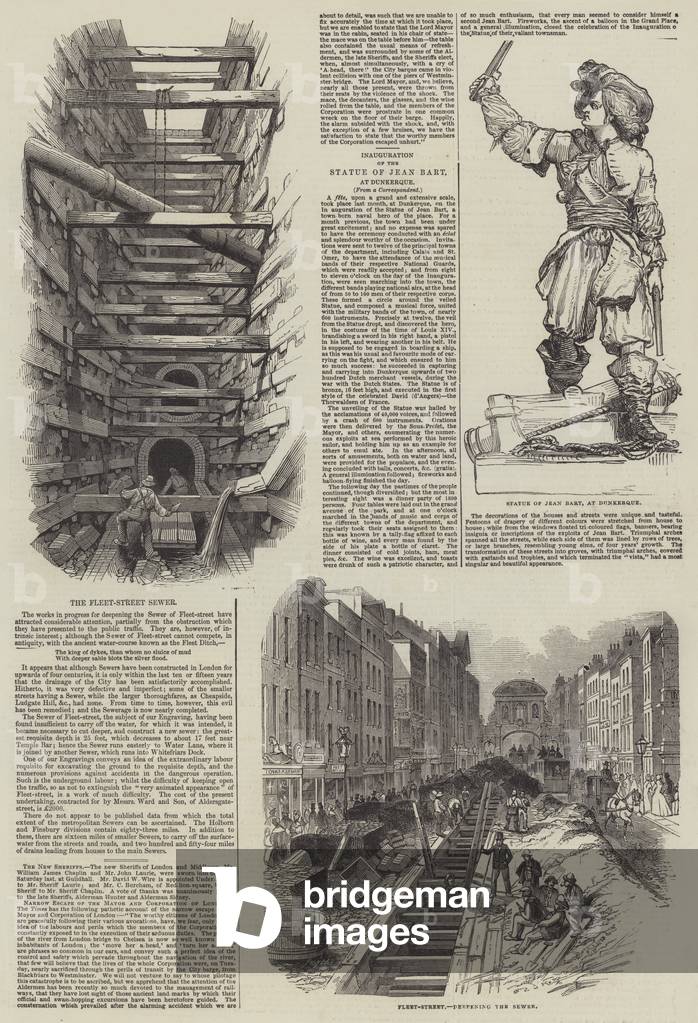The Fleet Street Sewer (engraving)