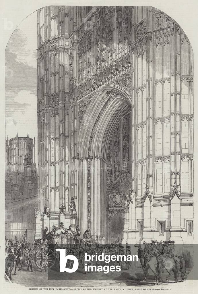 Opening of the New Parliament (engraving)